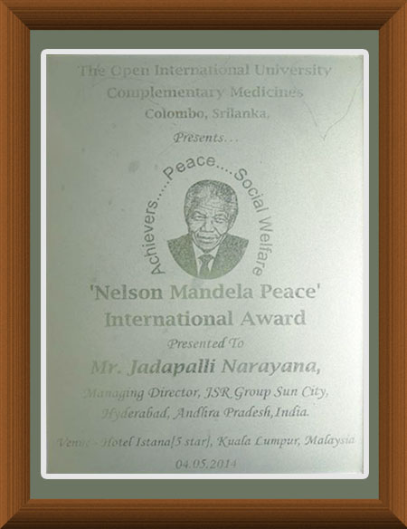 Nelson Mandela Peace Award